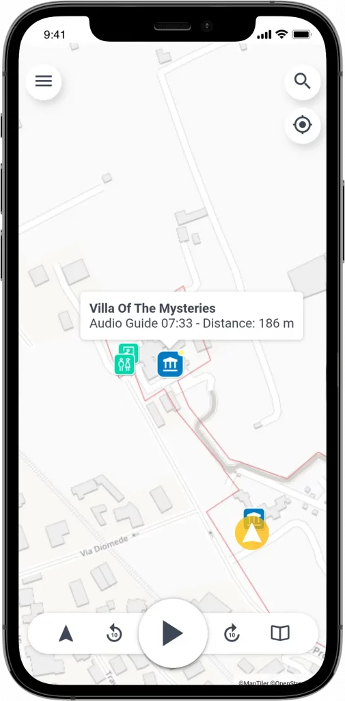 Discover Pompeii app screenshot